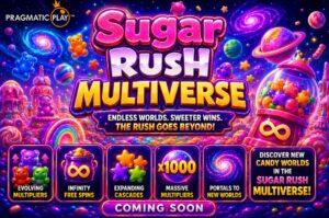 Read more about the article Could Sugar Rush Multiverse Be Pragmatic Play’s Most Ambitious Slot Yet?