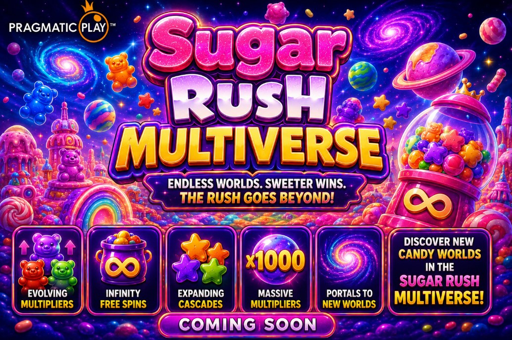 Read more about the article Could Sugar Rush Multiverse Be Pragmatic Play’s Most Ambitious Slot Yet?
